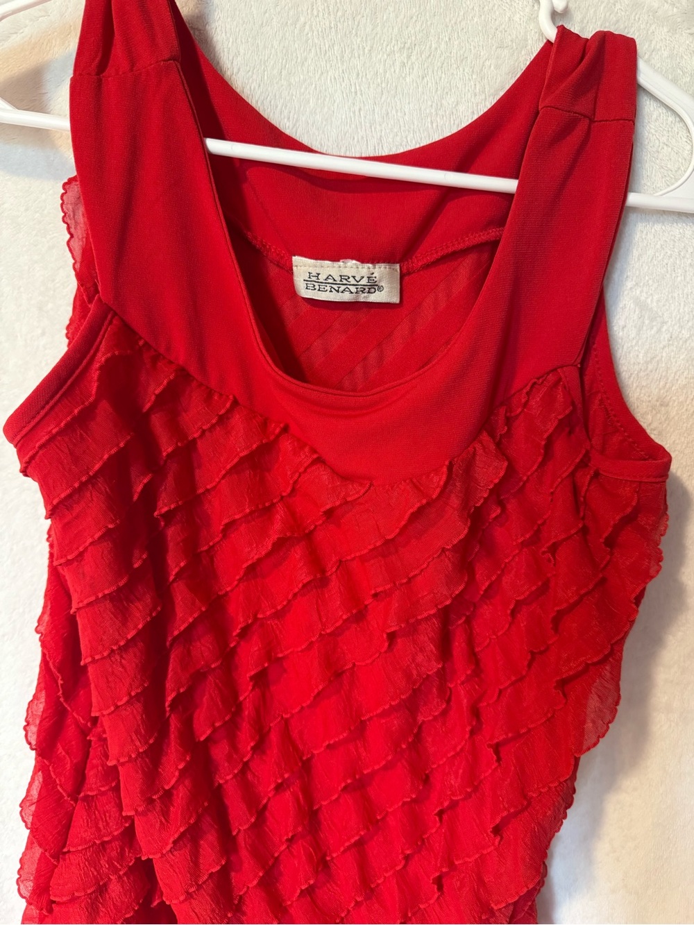 Red Ruffled Tank - Picture 3 of 3